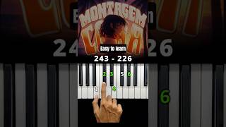 MONTAGEM COMA (Easy to learn) Piano Tutorial