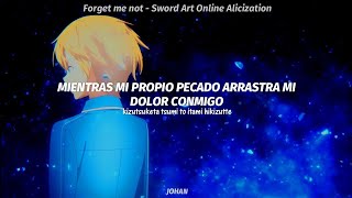 Sword Art Online Alicization Ending 2 Full || Forget me not - ReoNa || AMV sub español