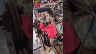 Second test fire on stand of Pontiac 400