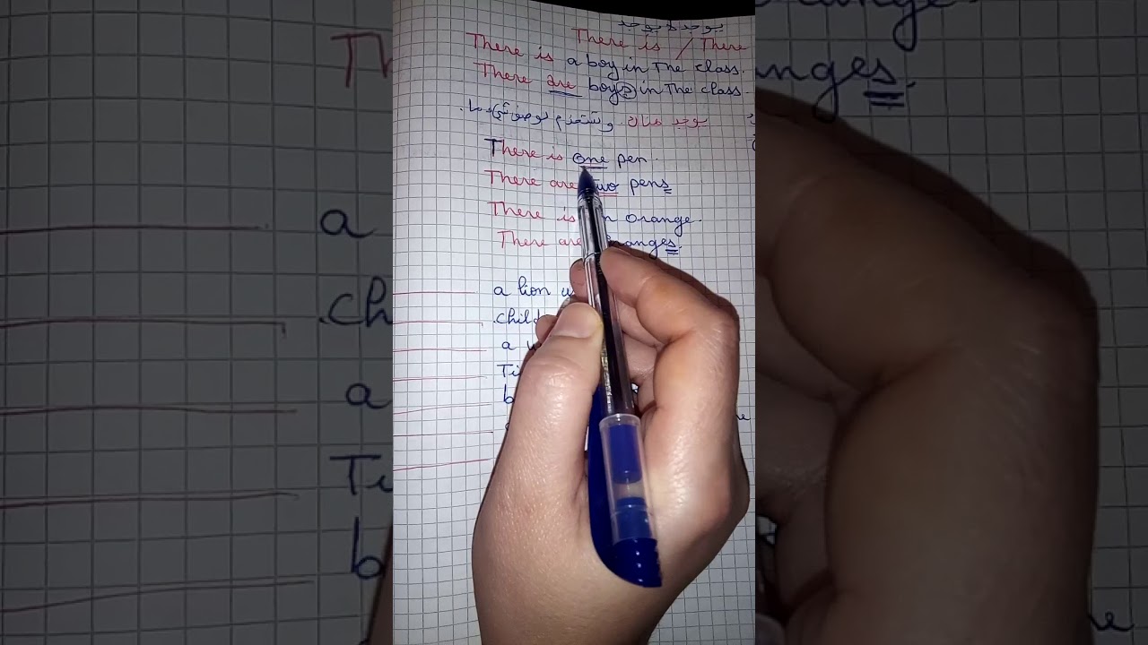 الانجليزية السنة الثانية متوسط (there is_there are)
