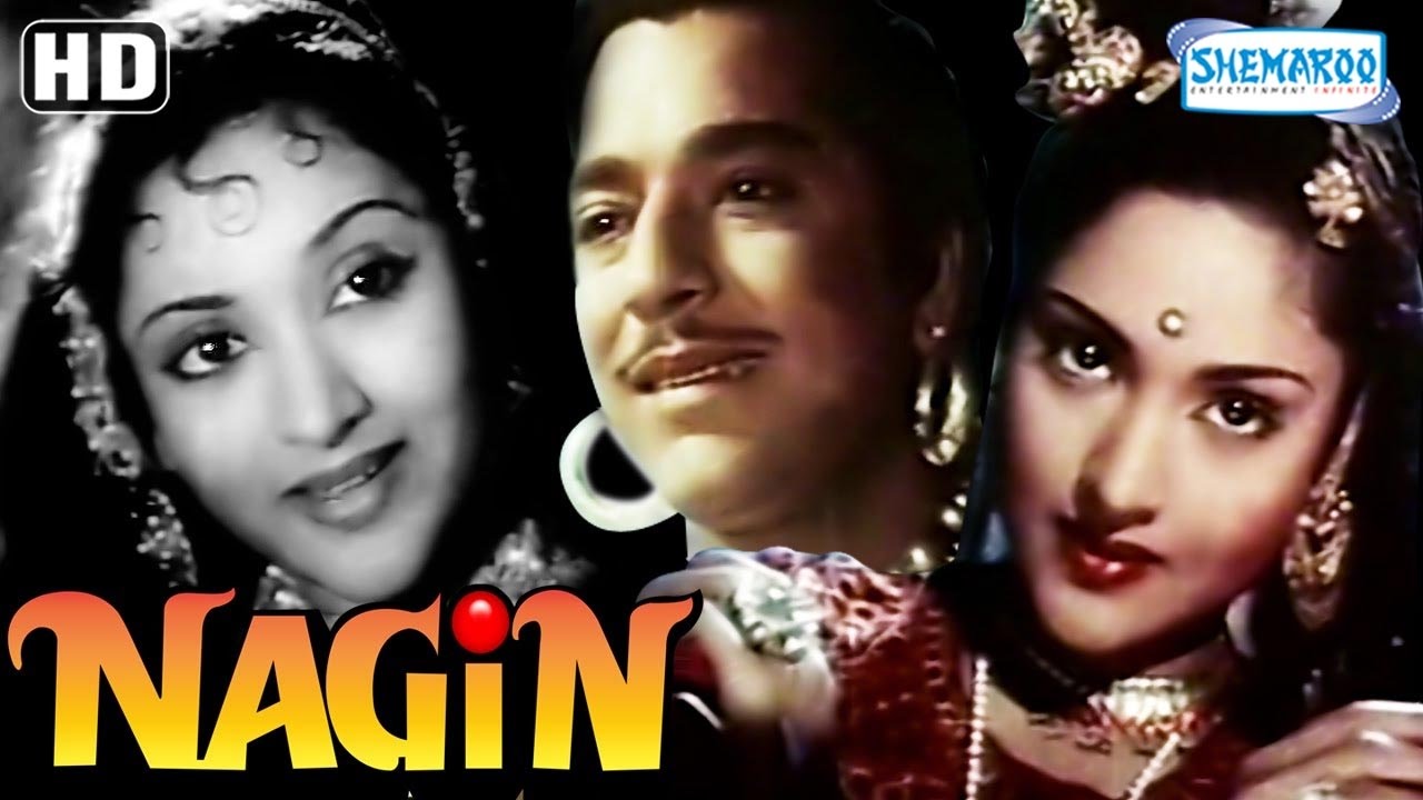 Nagin HD With Eng Subtitles   Vyjayanthimala  Pradeep Kumar  Jeevan  Mubarak