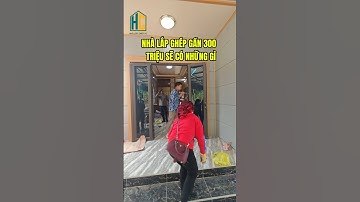 nhà lắp ghép gần 300 triệu thì sẽ có những gì #nhàlắpghépgiárẻ #xâynhàgiárẻ #nhàgiárẻ