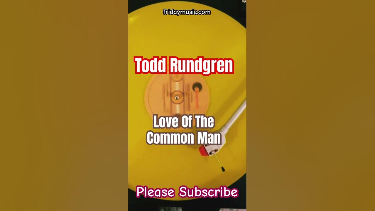 TODD RUNDGREN Love Of The Common Man Gold 2 LP Vinyl #fridaymusic #toddrundgren #new #music #rock