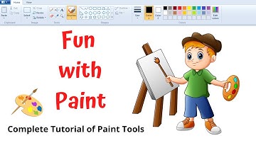 CBSE Class 3 MS-Paint  | Complete tutorial of MS-Paint tools | Fun with Paint