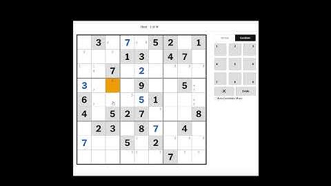 The New York Times Hard Sudoku - November 18th 2025 (Solution/Walkthrough)