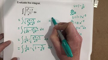 Use substitution to evaluate an indefinite integral with the power rule