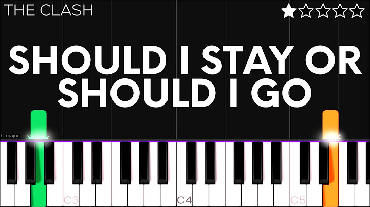 Should I Stay or Should I Go Piano version - Piano performance video thumbnail