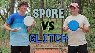 Spore v Glitch Battle, may the best 'catch' disc win! #discgolf #frisbee #throw by bhirdietime disc golf 189 views 1 month ago 13 minutes, 4 seconds