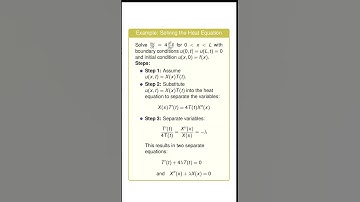One Dimensional Heat Equation #maths #chemicalengineering #math #mathengineering #education #physics
