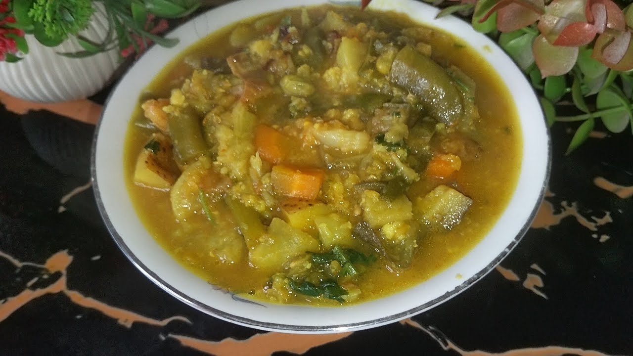 শীতের সবজি রান্না। ডাল সবজির সহজ রেসিপি।। 