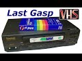 Last Gasp VHS: cheap 2000s Funai VCRs