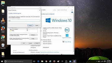 How to Manually Create a System Restore Point in Windows 10