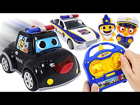 Baby <strong>Shark</strong> Pinkfong Police <strong>RC</strong> car dispatched! Catch the villains!  | PinkyPopTOY