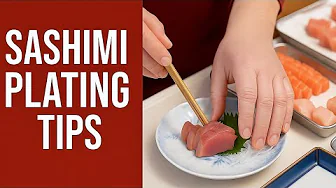 How to Plate Sashimi Beautifully | 2 Simple Chef Tips for Elegant Presentation