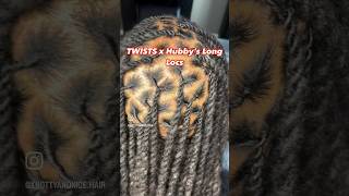 TWISTS on Long Locs 🧡✨ #twists  #longlocs #locs #dreads #locstyles