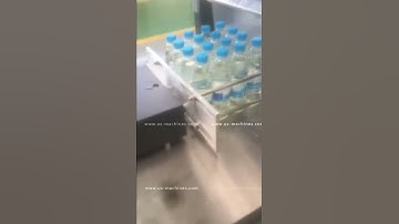 Testing video for semi automatic water bottle sleeve film wrapping sealing packing machine with shri