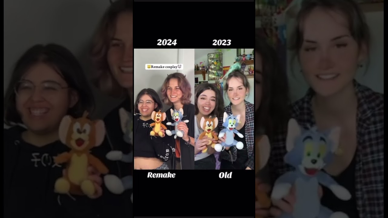Our evolution in this cosplay duo 😄 #tomandjerry #cosplay