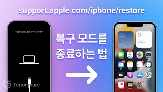 아이폰 support.apple.com/iphone/restore 종료하는 방법