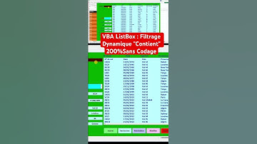 VBA ListBox : Filtrage Dynamique "Contient" 200% Sans Codage