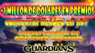 🕒🤑 QUEDAN POCAS HORAS PARA ENTREGAR PREMIOS | GUILD OF GUARDIANS GOG NFT GAME 2024