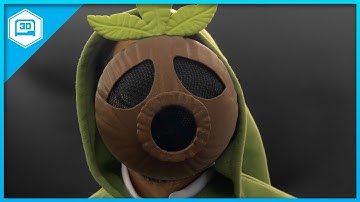 Zelda Deku Mask #adafruit #3dprinting #timelapse