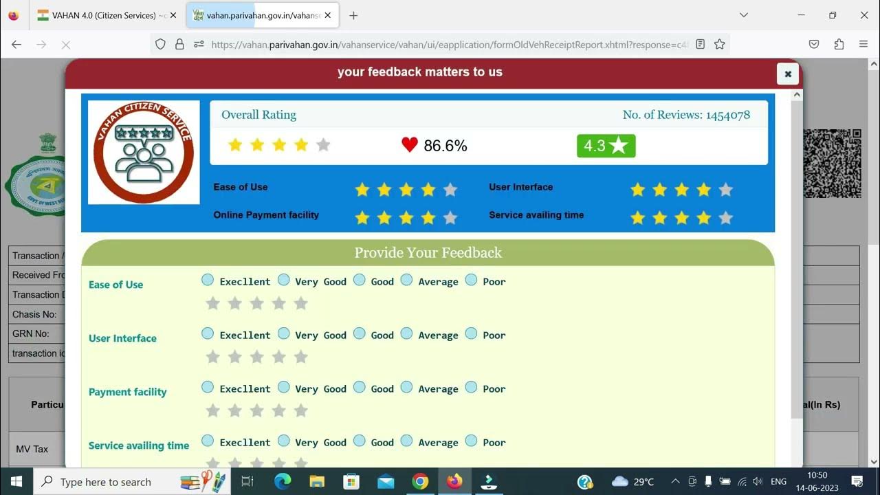 How To Pay Road Tax Online 2023 Parivahan online tax payment upi Road TAX UPI payment online