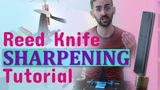 Reed Knife Sharpening TUTORIAL for WICKED EDGE