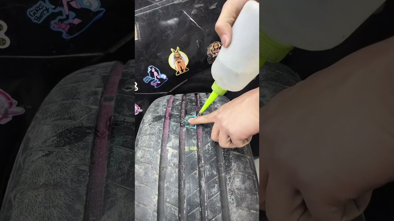 Emergency Tire Repair Nails: Fast, tool-free fix for nail punctures. Waterproof, heat-resistant,