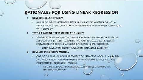 Lecture 20 - Linear Regression Analysis (Part 1)