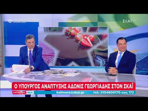Ο Άδωνις Γεωργιάδης στο “Καλημέρα” με τον Γιώργο Αυτιά στον ΣΚΑΪ 06.11.2022