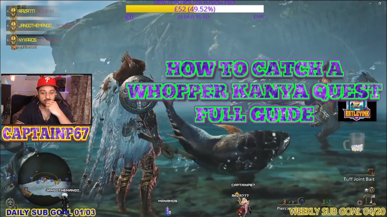 MONSTER HUNTER WILDS : HOW TO CATCH A WHOPPER KANYA QUEST FULL GUIDE (READ DESCRIPTION)