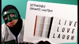 LED Cinema Kino Leuchtbox [LitEnergy] |Review