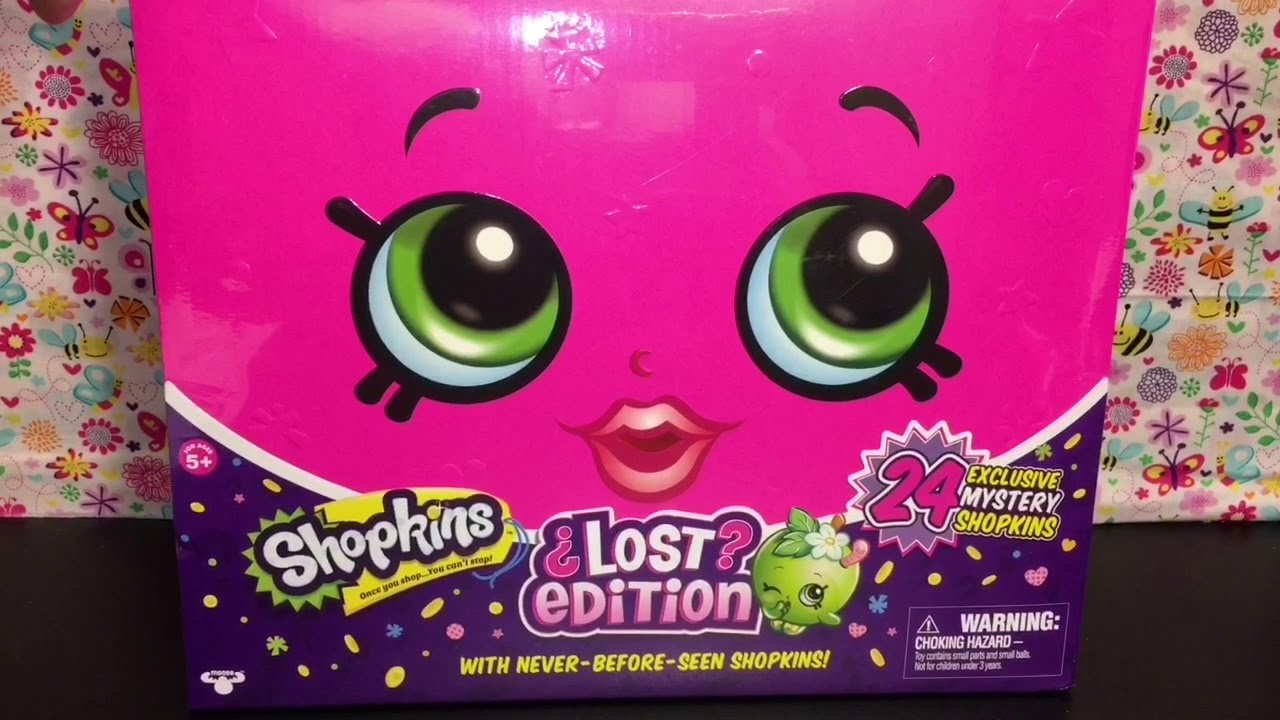 Shopkins Lost Edition Box Set * Never Seen Before Shopkins Unboxing