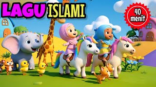 Lagu anak islami 50 menit - allahul kahfi sholawat badar sholawat Busyro sholawat Jibril