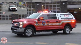New Rochelle Fire Department Chief 2302 + ⭐️NEW⭐️ Yonkers Empress EMS Supervisor responding!