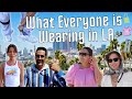 WHAT EVERYONE IS WEARING IN LA | Melrose Trading Post/ Fairfax neighborhood