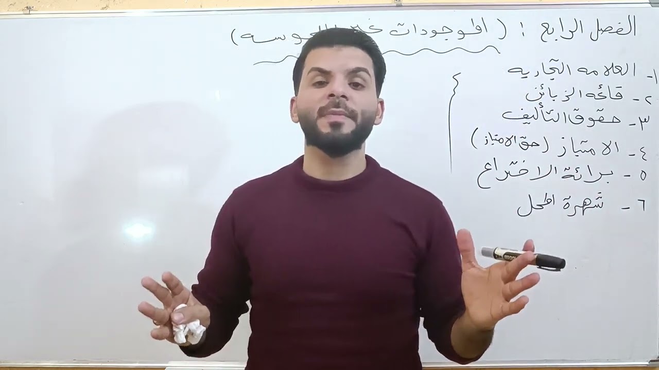 المعالجه المحاسبيه للموجودات غير الملموسه ومصاريف اطفائها