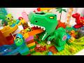 Satisfying Building Blocks Marble Run VTech Marble Rush T-Rex Dino Thrill Course