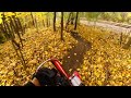 Fall ride hard enduro up a creek fail