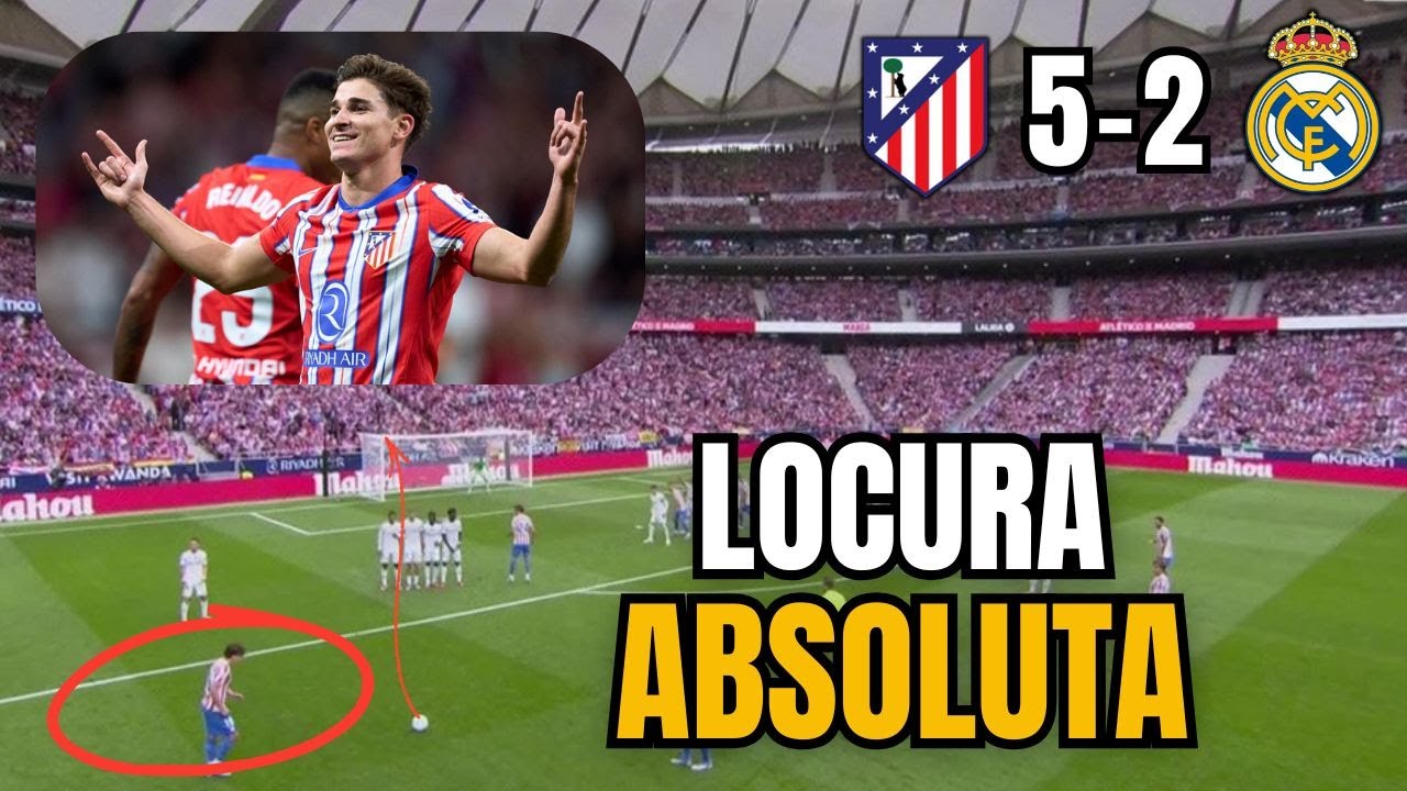 El Atlético ARROLLA al Real Madrid en el derbi (partidazo total) - YouTube