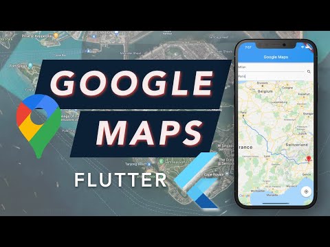 Flutter Google Maps - Maps, Markers, Polylines, Places API U0026 Directions API