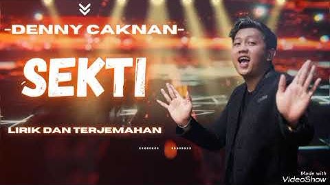 Sekti - Denny Caknan | Lirik dan Terjemahan
