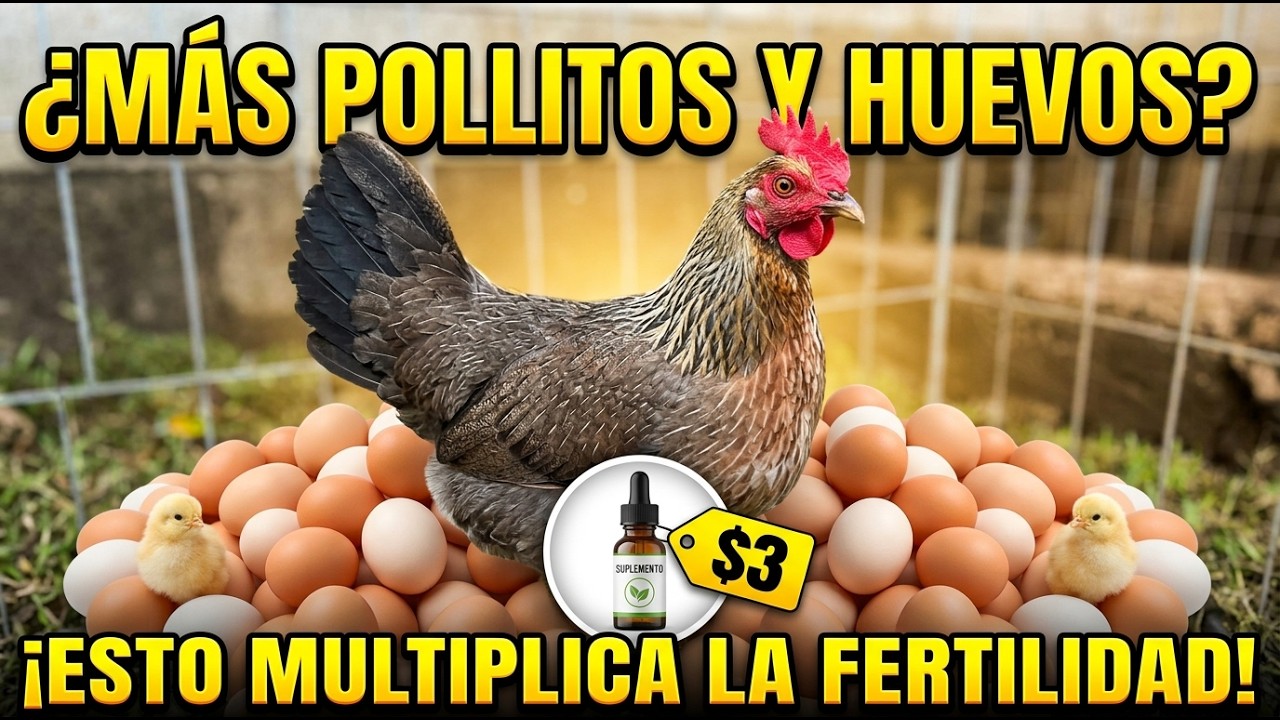 Este suplemento de $3 que multiplica la fertilidad de tus gallinas