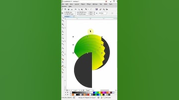 tutorial coreldraw for beginners logo bird simple...#shorts #coreldraw
