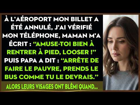 Billet Annulé  Maman Me Dit De Rentrer À Pied, Mais Je Possède La Compagnie Aérienne...