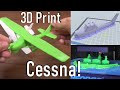 3D Print: Cessna-like Light Aircraft Model