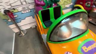 2000 Kiddy Rides Australia Barney Funcar Kiddie Ride Rare Version