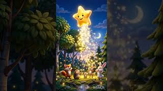 Little Star’s Night Adventure 🌟 | Cute Bedtime Rhyme for Kids | Original 3D Animation