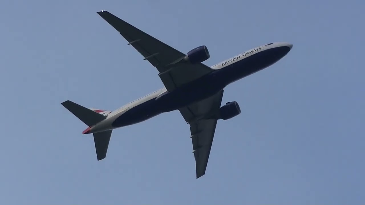 British airways B777-200ER BA127 London Heathrow - Doha 22nd December 2025