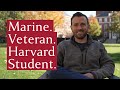 How two marine corps veterans got into harvard